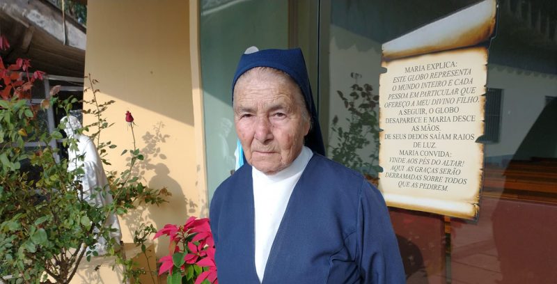Aos 88 anos, Ir. Otília segue com sua missão na Cidade dos Velhinhos